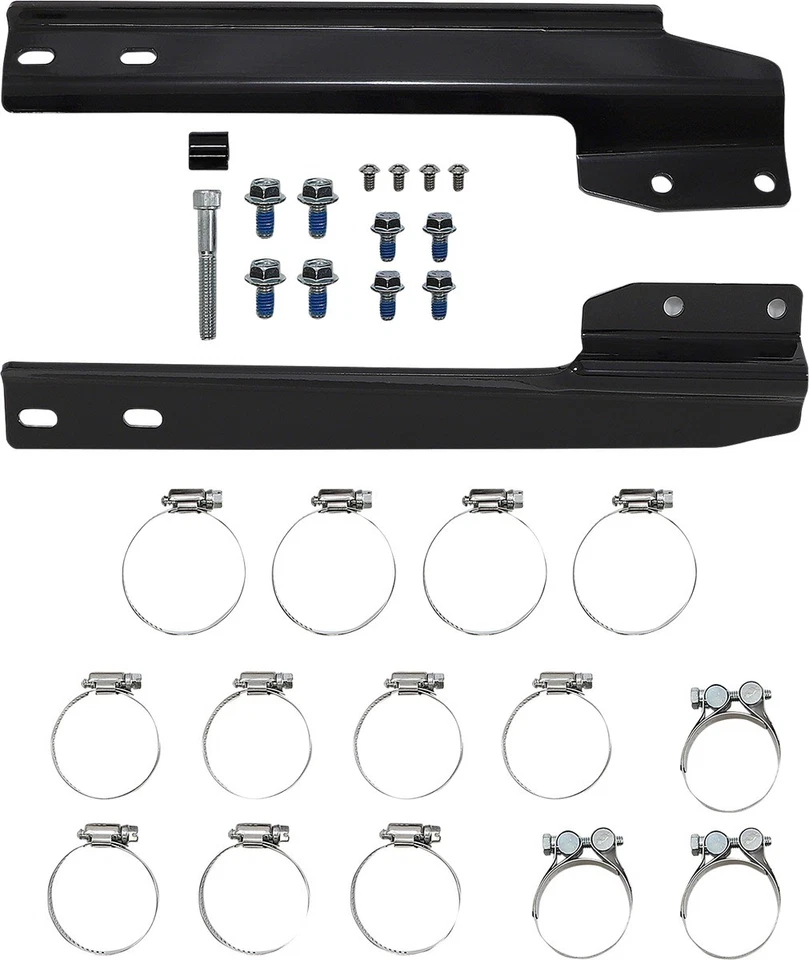 Escape completo doble cola de pez cromado Cobra 6987 para Harley Softail 97-06 Foto 3 de 4