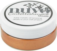 Tonic Studios NEM-809 Nuvo Embellishment Mousse-Fresh Copper 2Pk 
