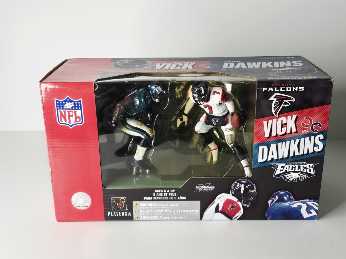 McFarlane - NFL - Michael Vick Falcons & Brian Dawkins Eagles