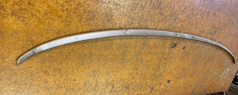 W208 Mercedes CLK430 CLK320 CLK55 Dashboard Wood Trim Panel 98-03 Gray Birdseye - Image 2 of 4