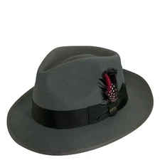 Scala Classico Men's Felt Teardrop Fedora