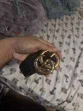 Gucci Leather Belt Snake Size 32/30