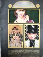 1963 Charles of the Ritz Lipstick Boutique Color Cosmetic Ad