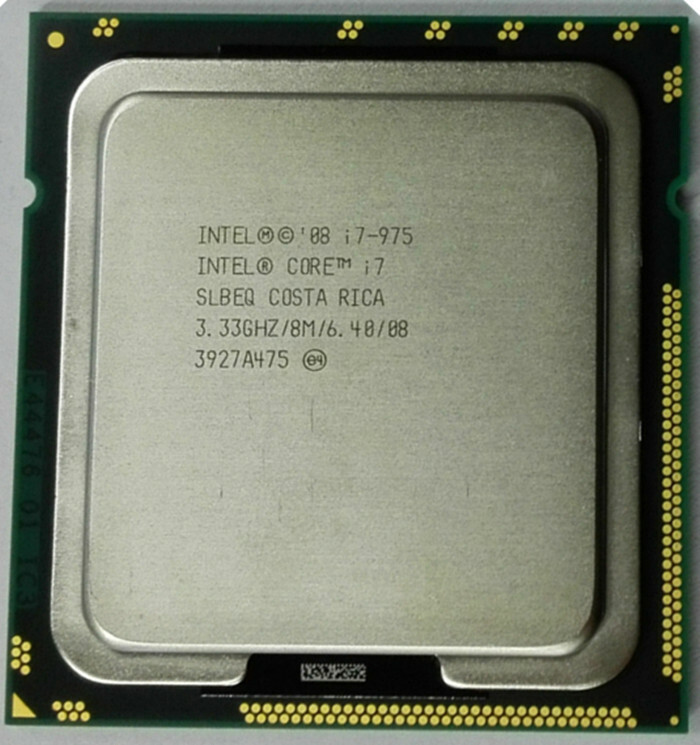 Intel Core i7-975 Extreme Edition CPU Quad-Core 3.33 GHz SLBEQ