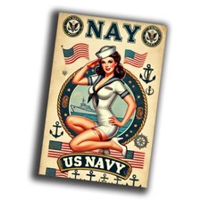 us navy nice vintage woman retro WW2 Photo Glossy 4 6 in C40