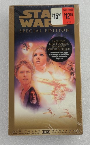Star Wars (Special Edition) VHS Brand New Factory Sealed digitally mastered - Picture 2 of 4