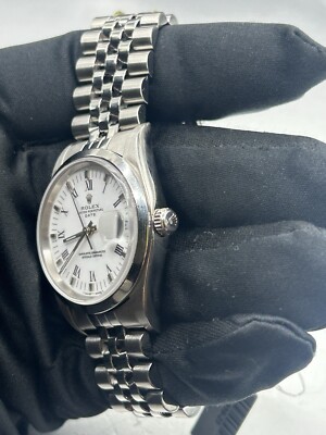 Rolex 34mm Date 15200 Steel Jubilee Bracelet, Smooth Bezel, White