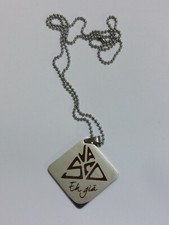 Collana cindolo  in Acciaio Inox catenina Logo  Vasco Rossi  Fans incisione