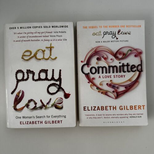 Elizabeth Gilbert | Two Books | EAT, PRAY, LOVE (2006) and COMMITTED (2010) - Picture 1 of 3