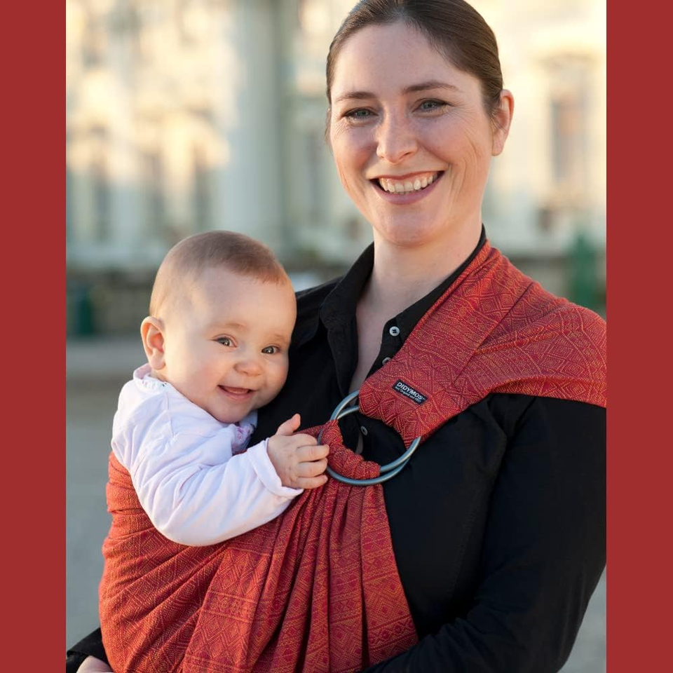 Caboo Lite Close Baby Wrap Carrier Alloy Grey Boxed UK