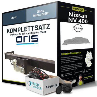 Anhängerkupplung ORIS starr für NISSAN NV 400 +E-Satz NEU