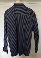 Kenneth Cole Reaction Men's XL 17 Button Up Shirt Long Sleeve 34-35 100 Cotton