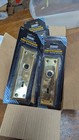 New York Style Escutcheon Door Trim Plates w/Keyhole Screws Solid Brass