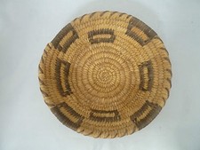 Native American Weave Basket PIMA BOWL Very Nice Design. Approx 2.75"T x 7.5" W