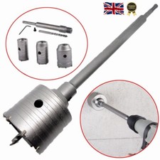 SDS Plus Hammer Wall Hole Saw Open Drill Bit Set For Concrete Brick 30/40/50mm