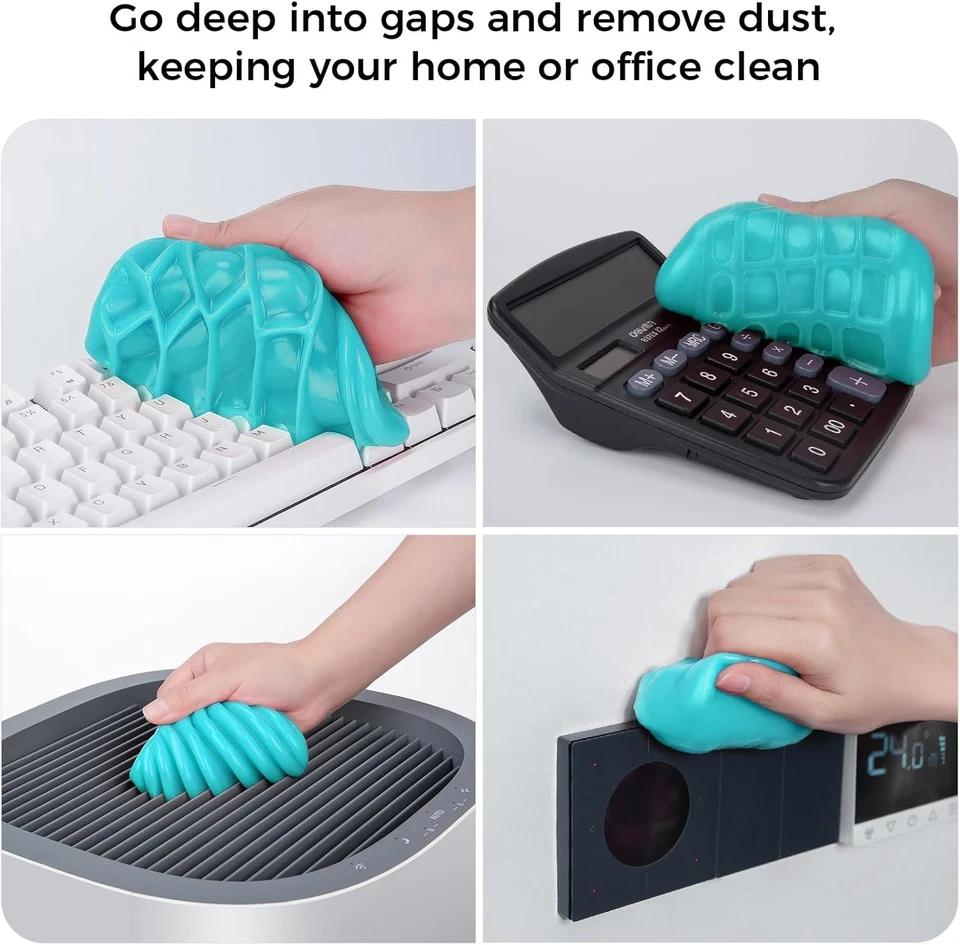 2Pack Cleaning Gel Universal Dust Cleaner for Car Vent Keyboard Cleaning Detaili - Image 4 of 4