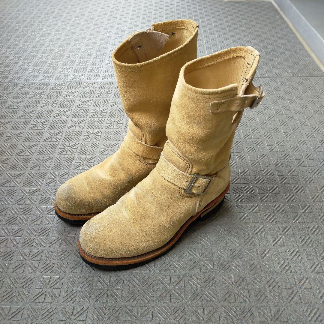 Red Wing 8268 Engineer Boots SizeUS:7.5D Suede Beige Red Wing 8268 Engineer Boots SizeUS:7.5D Suede Beige