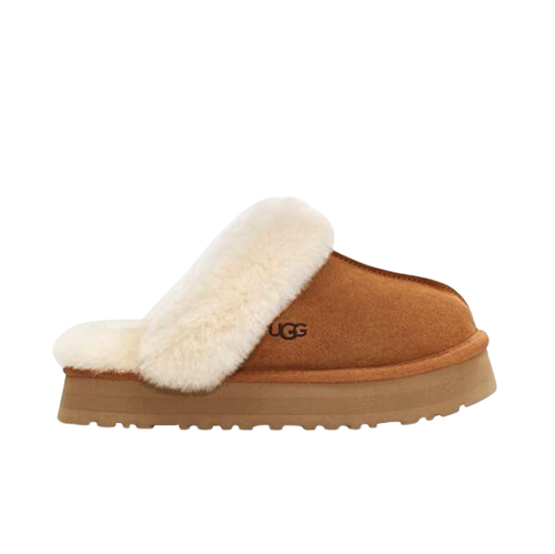 UGG Women's Disquette Slippers Chestnut Suede Upper 1122550-CHE / Fast Ship | eBay