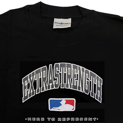 ESDJCO Men's Classic Extra Strength / Here To Represent DJ Logo T