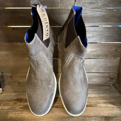New NIB Mens Bed Stu Vasari Taupe Distressed Suede Ankle  display picture 3