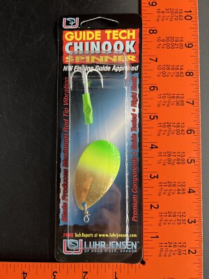 1 LUHR-JENSEN CHINOOK SPINNERS BAIT Guide Tech 2143-005-3012 SPNR DREAMER SZ 5