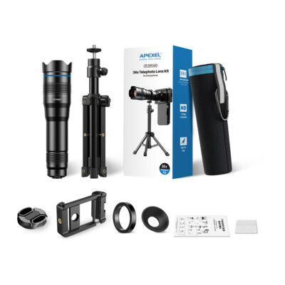 APEXEL 36X Telephoto Lens Kit with Metal Tripod Universal O9Q8 | eBay