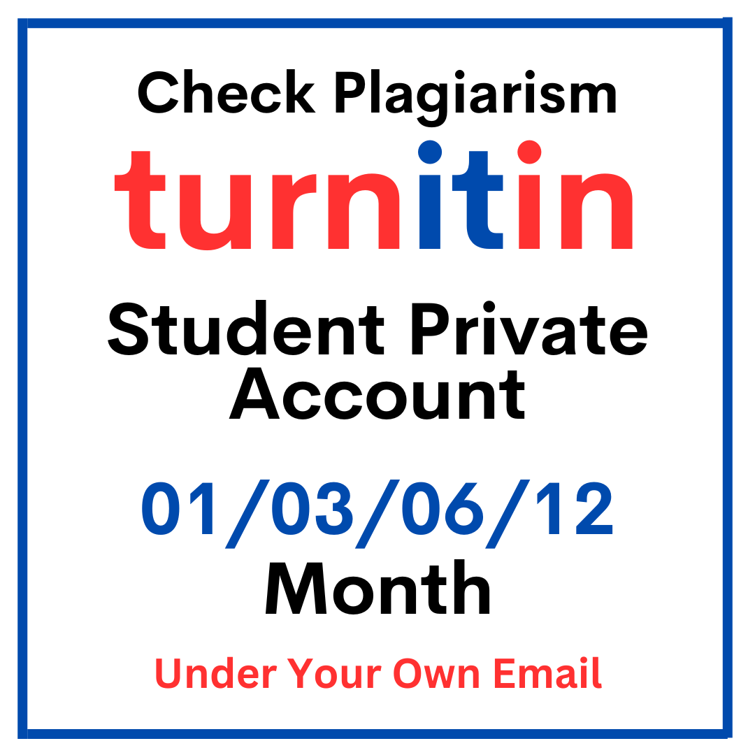 Turnitin Plagiarism Checker Student Account - Private