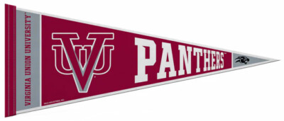 VIRGINIA UNION PANTHERS Official NCAA HBCU Team 12x30 Felt PENNANT