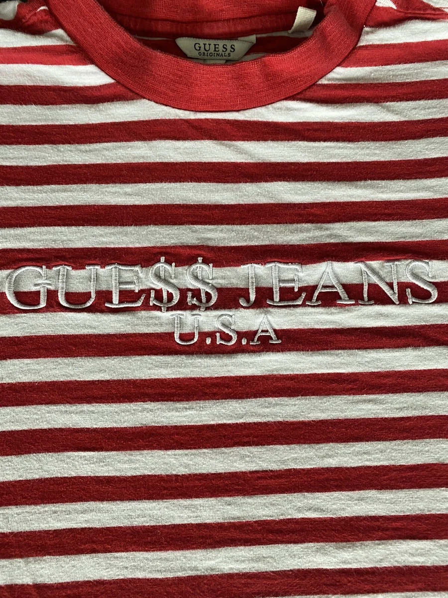 Guess x Striped Tee Size XS GUE$$ eBay