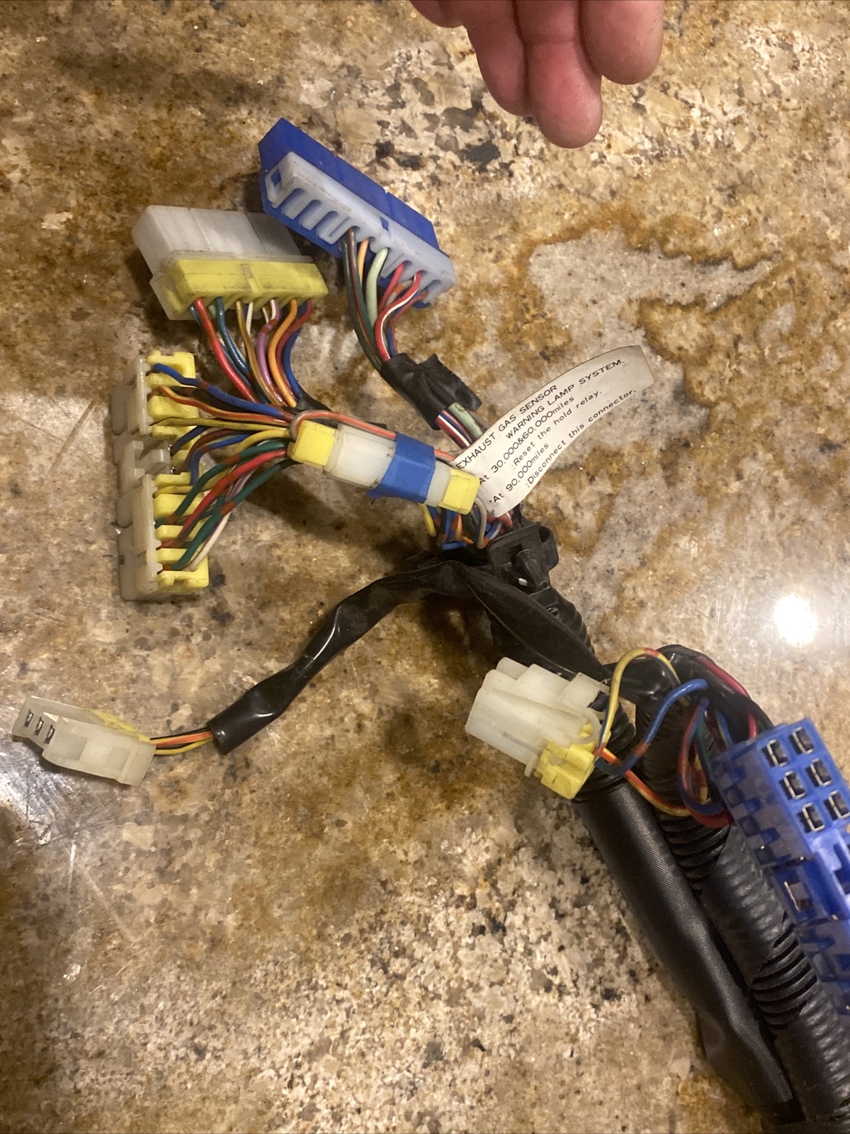 19871989 300zx z31 Digital Dash Modified To RED Power + Wiring Harness