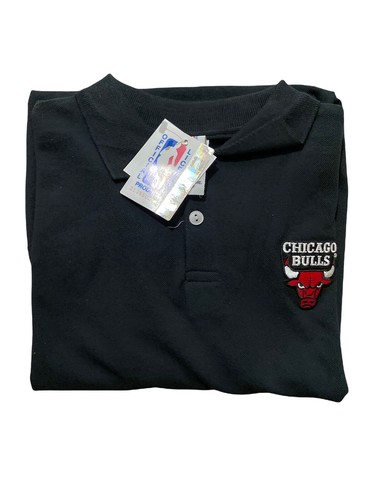 Chicago Bulls Sportonics Polo Boys XL 18 - 20 100% Cotton NWT Made in USA - Picture 5 of 9