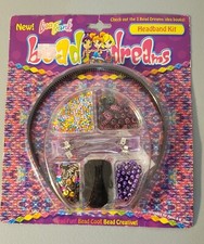 Vintage Lisa Frank Bead Dreams Headband Craft Kit NEW Sealed