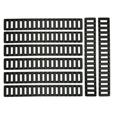 8 PCS Heat Resistant Rifle Weaver Picatinny Ladder Rail Covers   