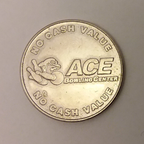 Ace Bowling Center Montgomery, AL Arcade Game Token 24mm | eBay