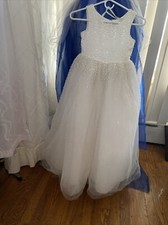 David  s Bridal Oleg Cassini Girl Gown 7