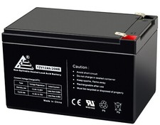 Rechargeable 12V 12AH F2 Battery Replacement for Rollplay 12V Chevy Silverado