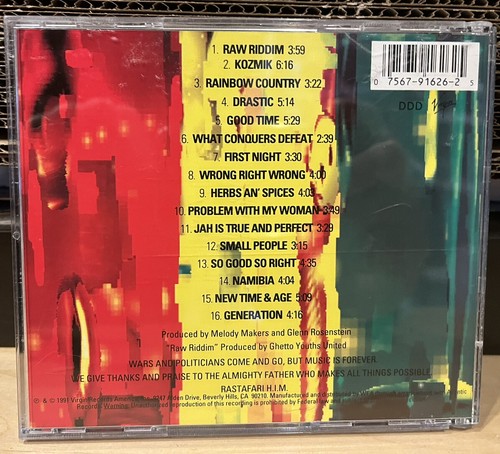 EXC CD~ZIGGY MARLEY & The MELODY MAKERS~Jahmekya 1991 Virgin Records C4 - 第 2/3 張圖片