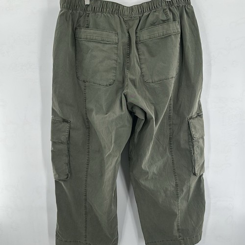 Abercrombie & Fitch Baggy Cargo Pull-On Pant Green XLS NWT - Picture 11 of 12