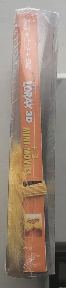 The Lorax (2012) Blu-ray 3D/2D/DVD/Digital,Target Exclusive, Mustache OOP - Image 4 of 4