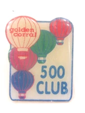 New Golden Corral 500 Club Pin Hot Air Balloons