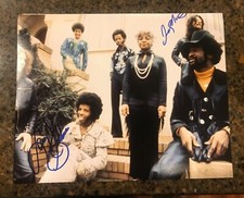 * LARRY GRAHAM & JERRY MARTINI * signed 11x14 photo * SLY & THE FAMILY STONE * 4