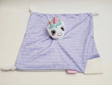 BooginHead Unicorn PaciPals Teether Lovey Security Blanket Multi-Color 12" x 12"