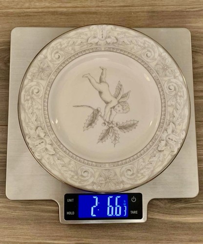 1997 ROYAL DOULTON Silver Trim #5309 Salad Plate 8" FOUR Christmas Plates Vtg - Picture 14 of 14