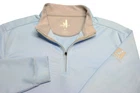 JOHNNIE-O SOFT POLY SPANDEX 1/4 ZIP GOLF PULLOVER--M--LONE TREE C.C.-OUTSTANDING
