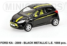 Ford 2009 KA Styling Package Digital Black metallic 1/43 MINICHAMPS 400 088200