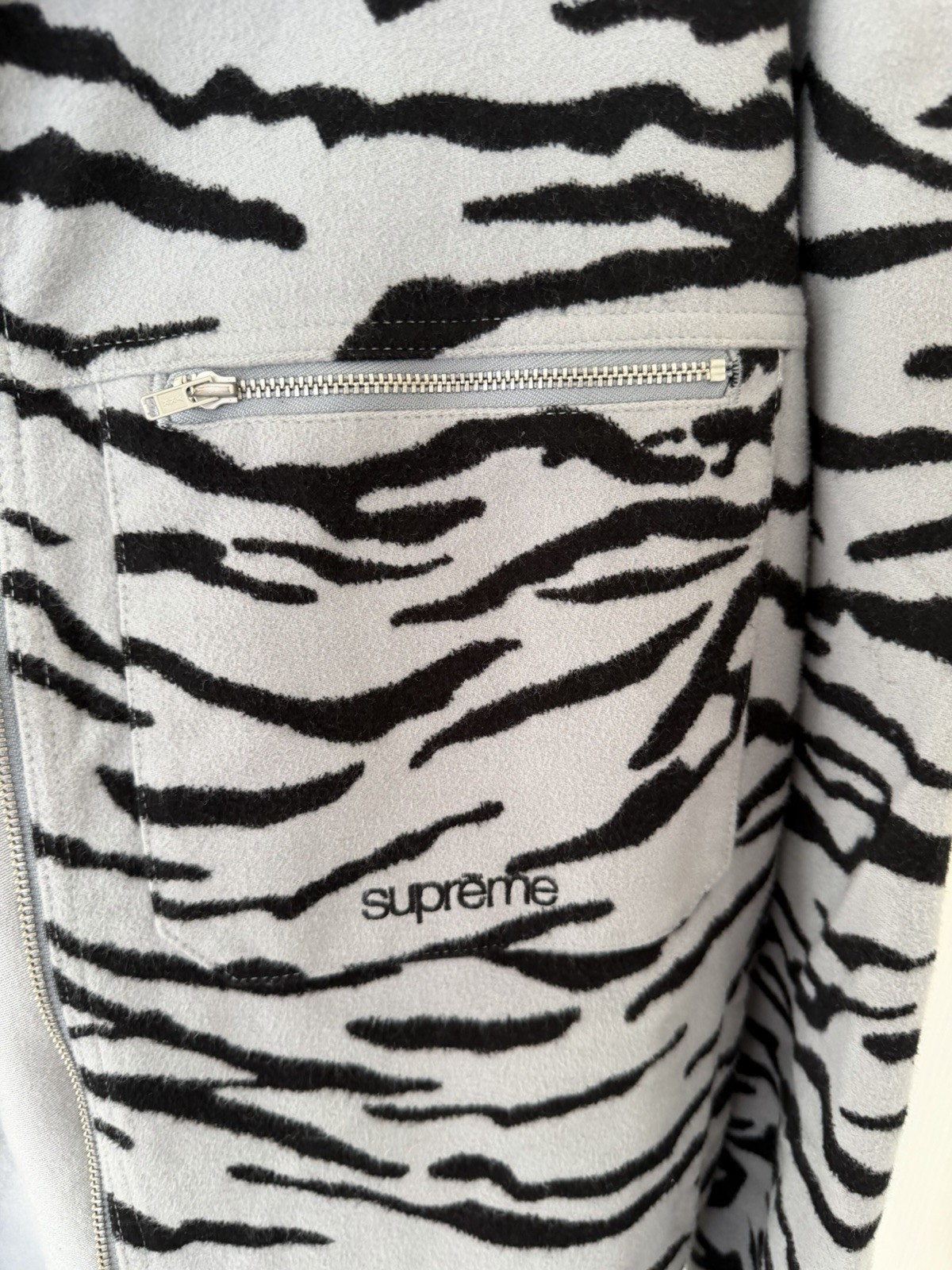 Supreme Moleskin Work Jacket Zebra - Gem