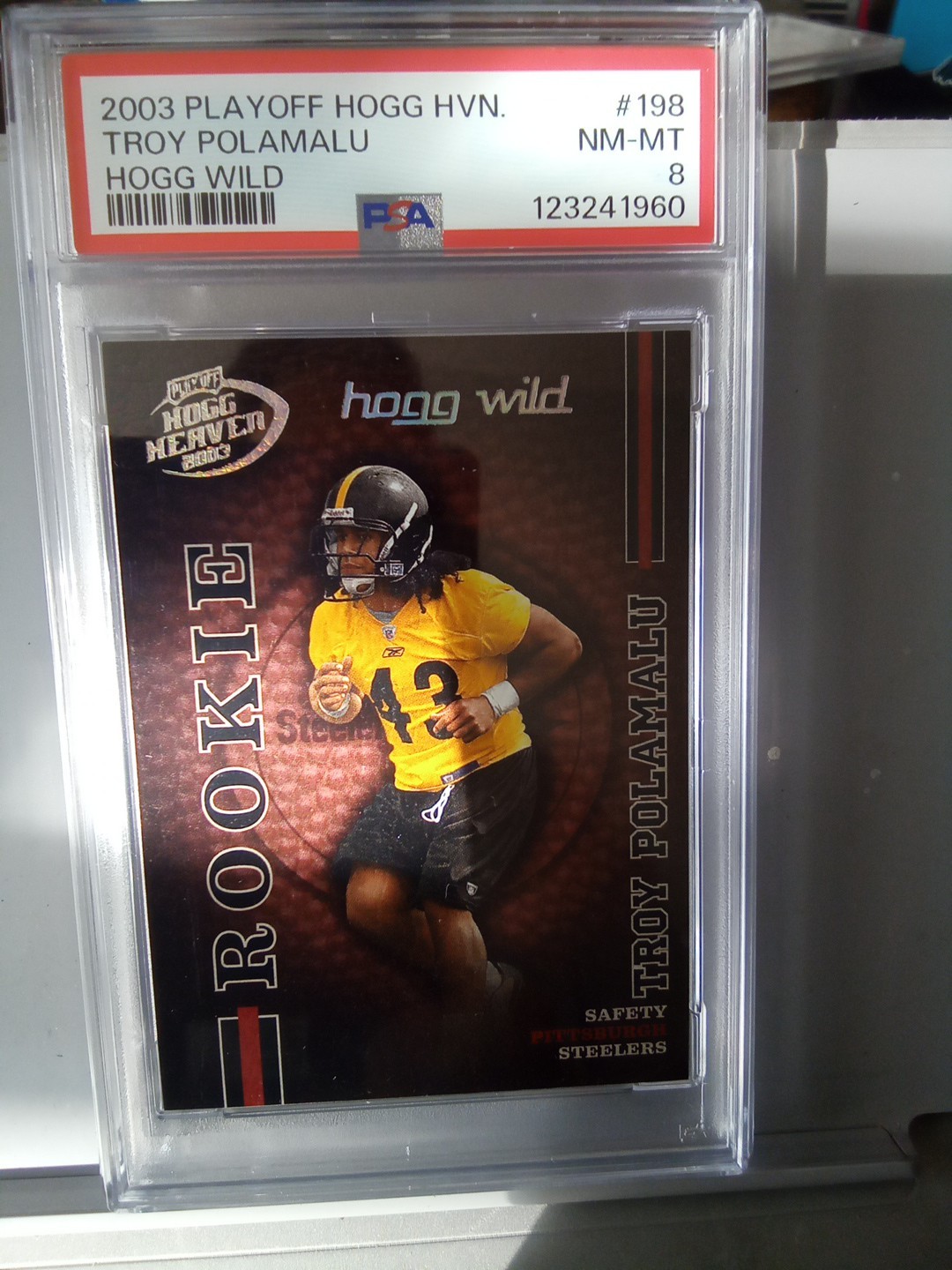 Troy Polamalu Playoff Hogg Heaven #198 Hogg Wild