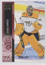 2021-22 Upper Deck Series 1 Exclusives 69/100 Juuse Saros #105 0c3