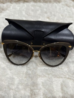 Authentic Dita Heartbreaker Olive Green/Gold Sunglasses