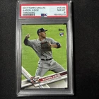 2017 Topps Update US166 Aaron Judge PSA 8 MINT RC Yankees MVP Throwing